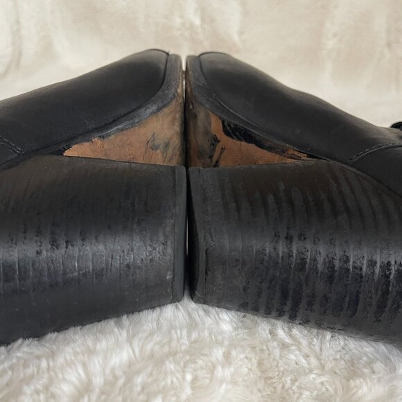 Rag & Bone Harrow Black Leather Ankle Heel Booties Size: 38.5 US 8.5 - Picture 15 of 16